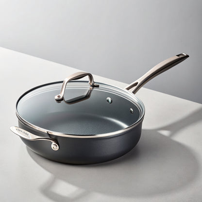 Nonstick Saute Pan with Lid, 5-Quart