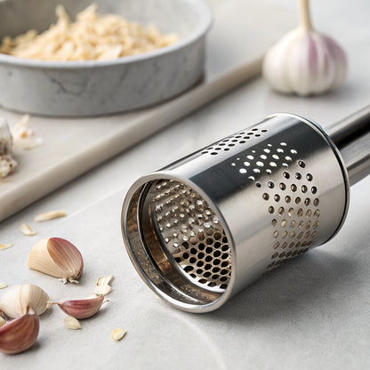 Stainless Steel Garlic Press