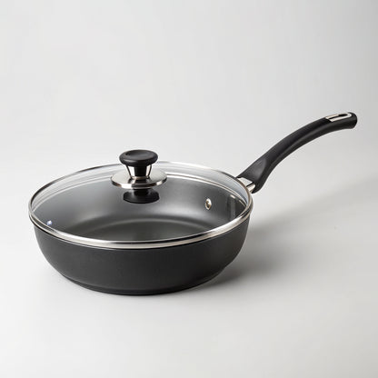 Nonstick Saute Pan with Lid, 5-Quart